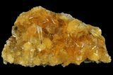 Orange Selenite Crystal Cluster (Fluorescent) - Peru #102172-1